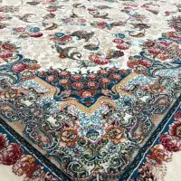 فرش طرح الماس کرم
