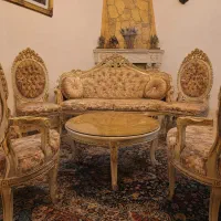 ست مبلمان ده نفره استیل فراحی کلاسیک و میزنهارخوری