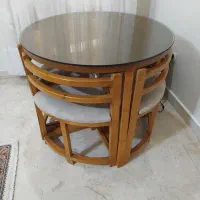 میز ناهار خوری ۴ نفره کم جا