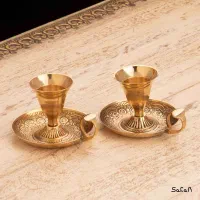 شمعدان انگشتی عمده 200 عددی کد 231001 رنگ آنتیک