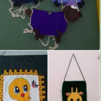 پتو نوزاد و کیف ببعی و آویز زرافه