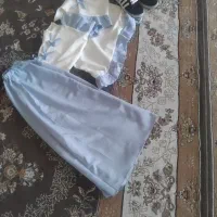 لباس دخترانه نو و یک جفت کفش سایز ۳۷ و. ۳۸ نو نو