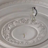 گج کاری سفید کاری ابزار نور مخفی گل سقفی....