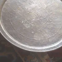 سینی عتیقه برنجی و موتور آب کولر ژن