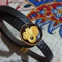 دستبند طلا ماه تولد  و سر آستین طلا