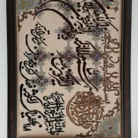 تابلو فرش کرک و ابریشم