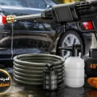 کارواش شارژی دو باطری ۴۸ ولت