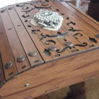 جعبه چوبی جواهرات کار دست
