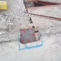 کاشت میله گرد،نصب گیره،ناودانی،والپست