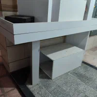قفسه فروشگاهی و میز هایگلاس