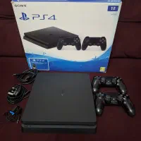 PS4 Slim دو دسته بسیار تمیز پی.اس فوراسلیم یک ترا