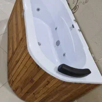 جکوزی دور چوب سه طرف پنل ترمو