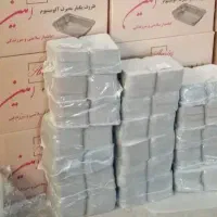 ظرف تک پرسی آلومینیوم با درب