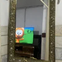 آینه شمعدان برنجی