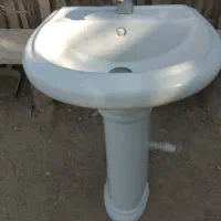 سنگ روشویی با شیر اهرمی و شلنگ وخرطومی