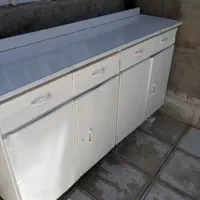 کابینت فلزی چهار درب با چهار کشومحکم در حد نو