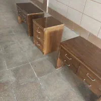 میز و کشو چوبی