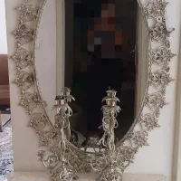 آینه و شمعدان و ساعت