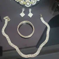 فروش ست نگین دار مناسب نامزدی و عقد و مراسم