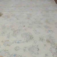 دو عدد فرش۱۲متری۱۲۰۰شانه نخ اکرلیک و گل برجسته