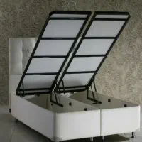 تختخواب جکدار باکس هتلی یکنفره دونفره مدل تاج مربع