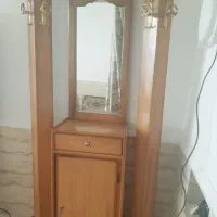 جاکفشی اینه داروچوب لباسی دار