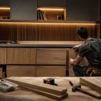 تعمیرات کابینت ونصب و رنگ و کمد و جاکفشی