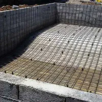 اجرای  پی  سقف  ستون  استخر دیوار  آجری بلوکی