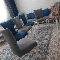مبل ۷نفره با صندلی نهادخوری ۶نفره