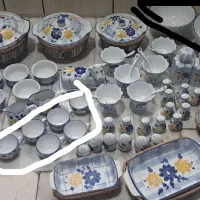سرویس چینی گل پنبه ای