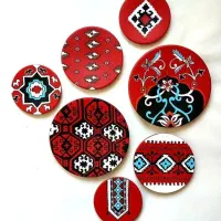 دیوار کوب سفالی