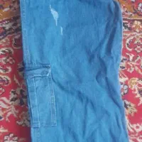 شلوار بگ جین زنانه در حد نو