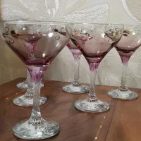 گیلاس با بلور رنگی و طرح دار ترکیه ای