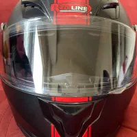 کلاه کاسکت فک متحرک RED LINE