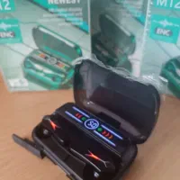 ایرپاد،هدفون بلوتوثی M12کیس پاوربانک‌دار