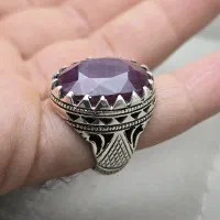 انگشتر نقره یاقوت سرخ افریقایی