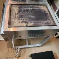 گاز ۴ شعله املتی صنعتی و صفحه چدن