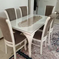میز غذا خوری شش نفره