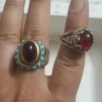 عقیق سرخ زیرخاکی عتیقه نقره خون سیاوش