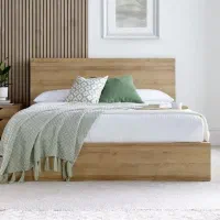 سرویس خواب(تخت خواب رنگ چوبی)