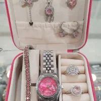 پک جواهری،دستبند،گردنبند،انگشتر و ساعت