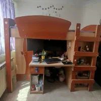 تخت کمدو میزتحریر،کمجا،بسیارتمیز ودرحدنو