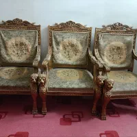 مبل (طرح شیر با کنده کاری دست)