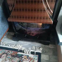 بخاری طرح شومینه نو تخفیف هم میدم