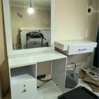 میز کنسول بهمراه اینه و دیوار کوب تک کشو