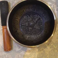 کاسه تبتی اصل و فوق العاده زیبا و خوش صدا