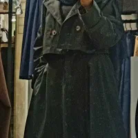 کت دامن بارانی تو کرک ضخیم خارجی