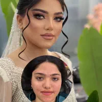 میکاپ شینیون عروس و همراهی