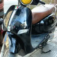 موتور رهرو  ۱۵۰ طرح وسپا مشکی