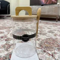 سلام ۱۲ عدد بانکه در چوبی بامبو اصل پیرکس نشکن نو